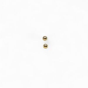 BVLA 14k Yellow Gold Ball Ends PAIR - 2 ENDS (14g - 2 mm)
